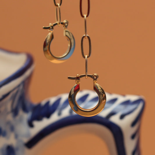 Brincos Argola Dourada Clássica
