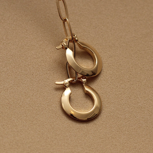 Brincos Argola Dourada Clássica